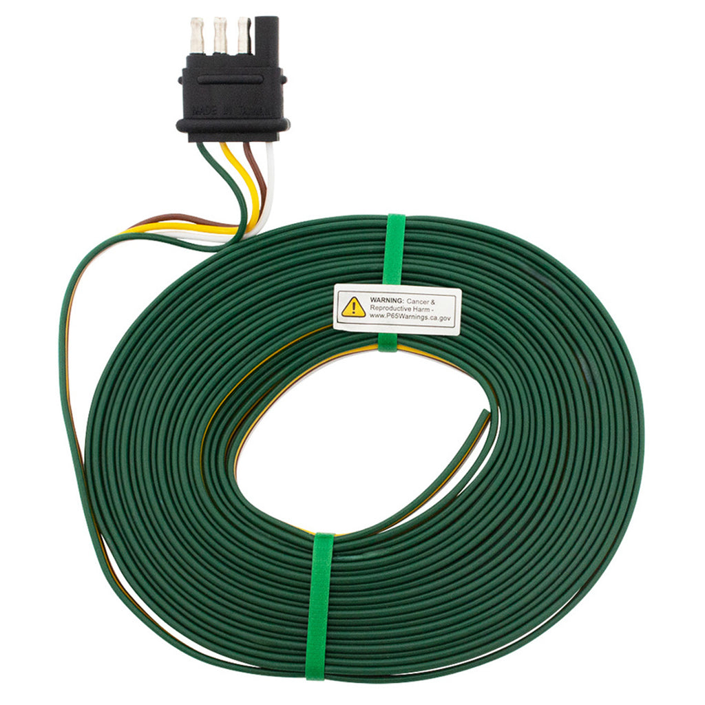 4 Way LED Trailer Light Harness - 25' Positive & Ground Leads