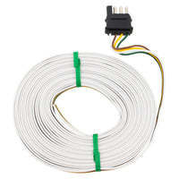 4 Way LED Trailer Light Harness - 25' Positive & Ground Leads