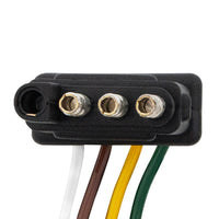 4 Way LED Trailer Light Harness - 25' Positive & Ground Leads