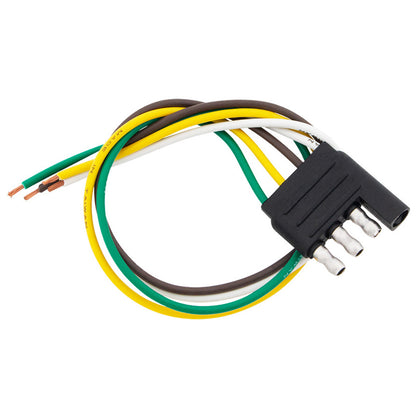 United Pacific - 4 Way LED Trailer Light Harness - 12" Positive & Ground Leads