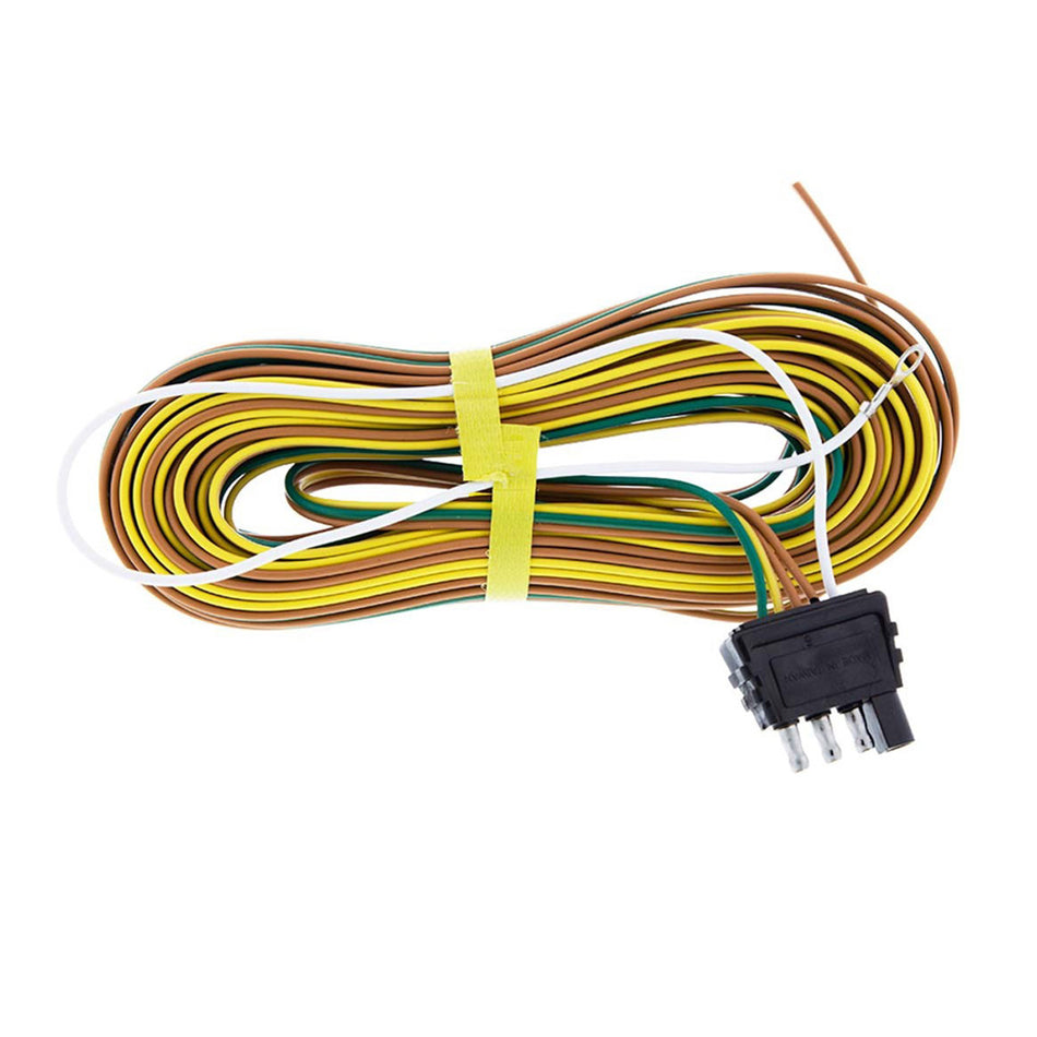 4 Way LED Trailer Light Harness - 25' Positive Leads & 16" Ground Lead