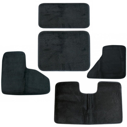 United Pacific - Freightliner Black Floor Mat Set (5-Pack)