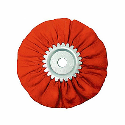 United Pacific - 6" Red Treated Airway Buff - 3/4" Arbor