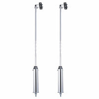 United Pacific - 40" Chrome or Stainless Light Duty Swivel Pogo Stick