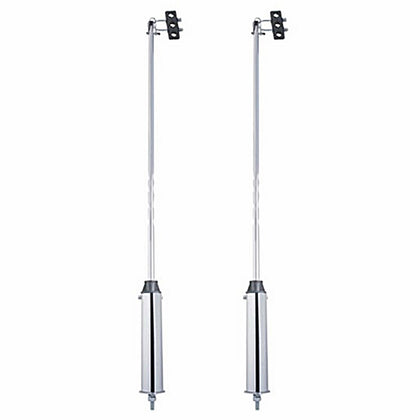 United Pacific - 40" Chrome or Stainless Light Duty Swivel Pogo Stick