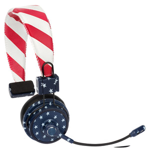 United Pacific - Blue Tiger Elite Ultra Bluetooth Headset - USA Flag