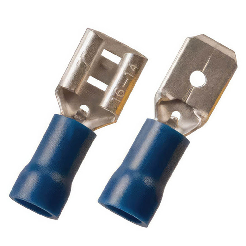 United Pacific - 16-14 AWG .250 Tab Vinyl FM Disconnect (100-Pack)