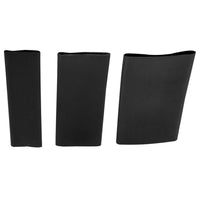 Assorted 1/2", 3/4", or 1" Black Heat Shrink Tubing, 4" Long (5-Pack)