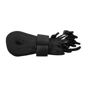 8" x 3/4" Hook & Loop Velcro Strip-Tie Fasteners with Buckle - Various Colors (8-Pack)