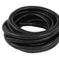 3/8" I.D. Black Flex-Guard Convoluted Split Seam Tubing, 10 Ft.