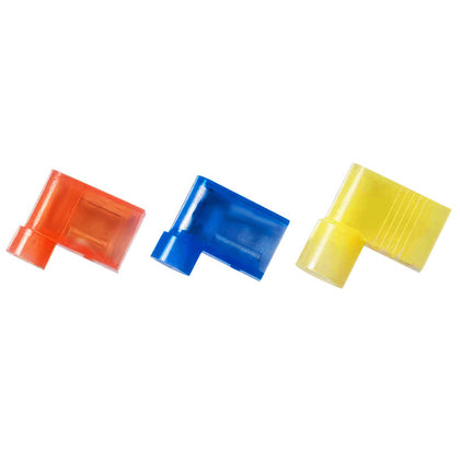 United Pacific - 12-10 AWG .250 Tab Nylon Flag Terminal (4-Pack)