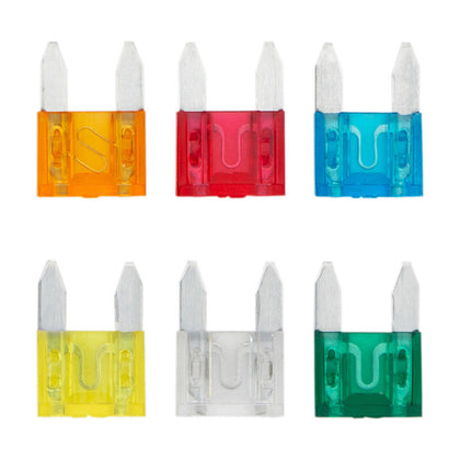 United Pacific - Mini Fuse Kit 5,10,15,20,25,30 Amp Fuses (6-Pack)