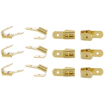 United Pacific - .250 Tab M/FM/M Non-Insulated Piggyback Adapter (12-Pack)