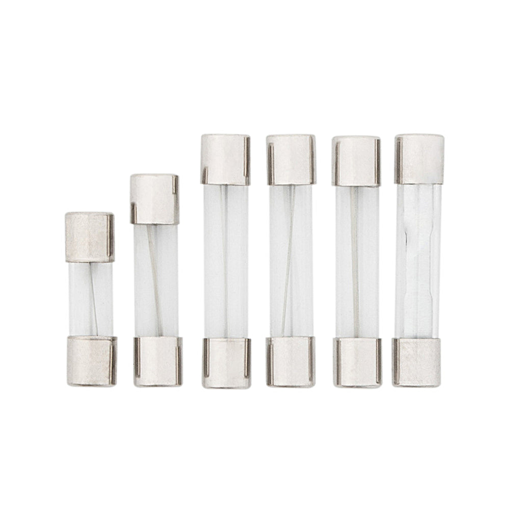 United Pacific - American Vehicle Fuse Kit 5,9,14,15,20,30 Amp AGC/SFE Glass Fuses (6-Pack)