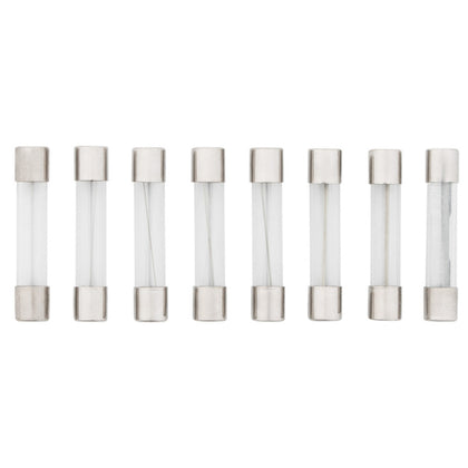 United Pacific - AGC Glass Fuse Kit 3,5,7.5,10,15,20,25,30 AMP Fuses (8-Pack)