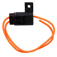 In-Line HD ATC/ATO Waterproof Fuse holder w/ (2) 8" 12 AWG Orange GXL Leads