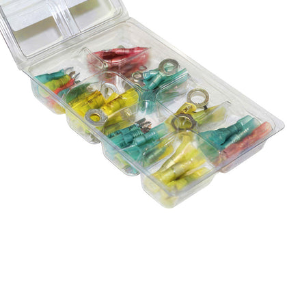 United Pacific - Crimp & Solder Seal Heat Shrink Terminal Kit (60-Pack)
