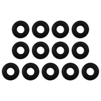 United Pacific - 3/8" Mounting Hole Black Vinyl Grommet (13-Pack)