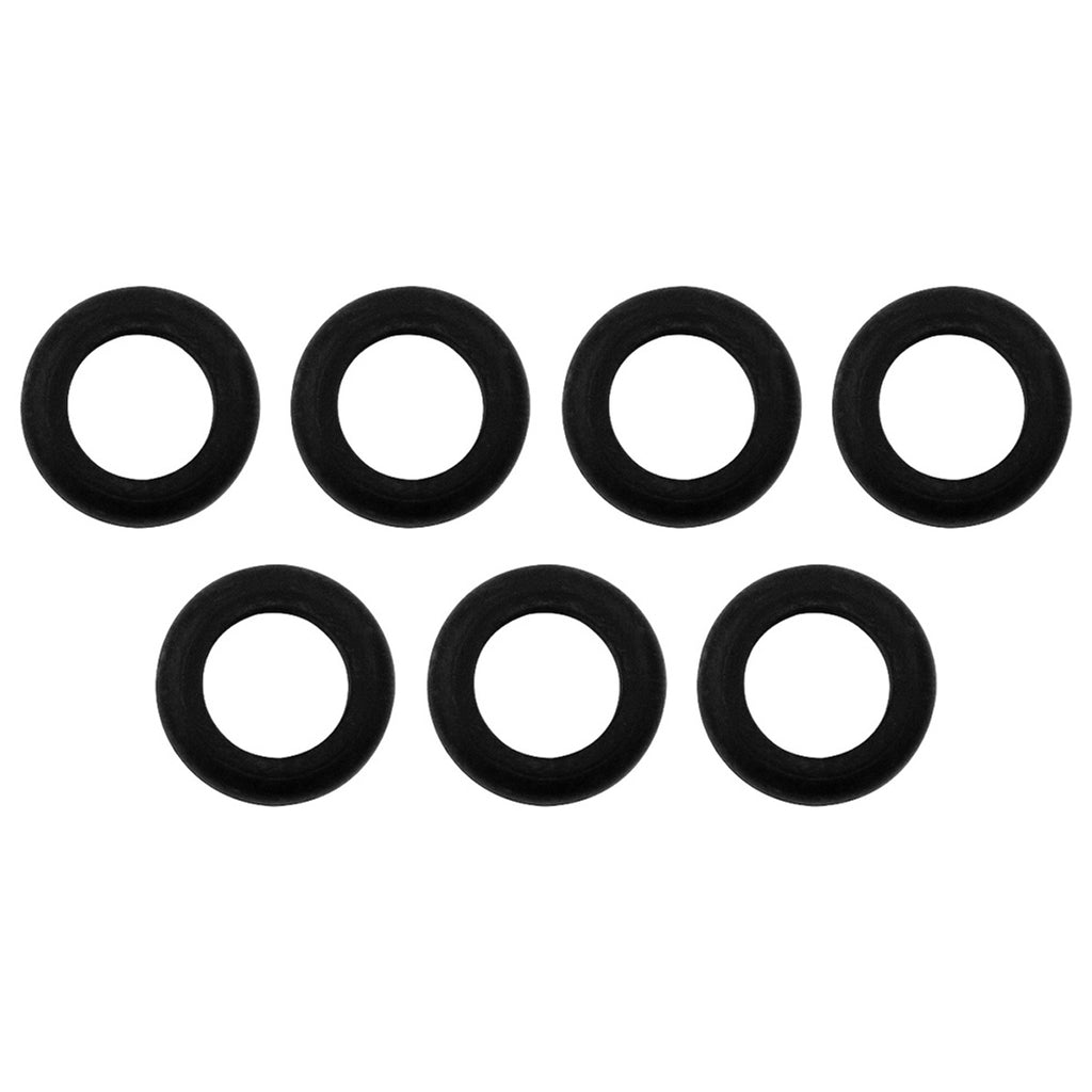 United Pacific - 5/8" Mounting Hole Black Vinyl Grommet (7-Pack)