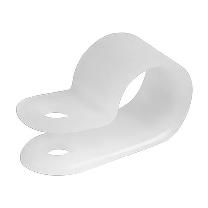 United Pacific - 1/8" thru 1" I.D. Assorted Natural Nylon Cable Clamps (16-Pack)