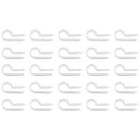 United Pacific - 1/4" or 5/16" I.D. Natural Nylon Cable Clamps (25-Pack)