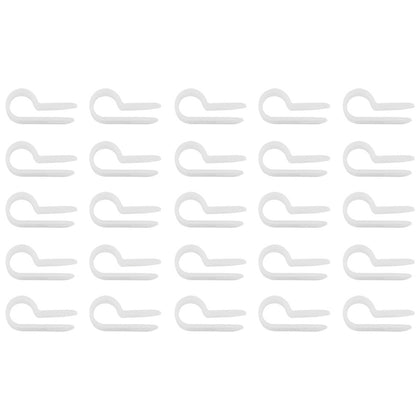 United Pacific - 1/4" or 5/16" I.D. Natural Nylon Cable Clamps (25-Pack)