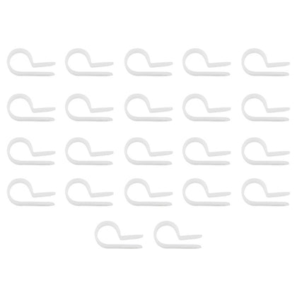 United Pacific - 3/8" I.D. Natural Nylon Cable Clamps (22-Pack)