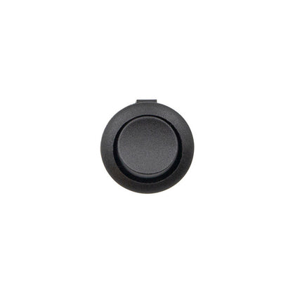 United Pacific - Black Non-Illuminated Round Rocker 10 Amp 12V On/Off 1/2" Dia. 1 Pc.