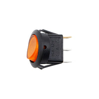 United Pacific - Illuminated Round Rocker 10 Amp 12V On/Off 1/2" Dia. 1 Pc. (Various Colors)