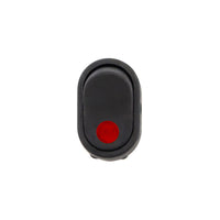 United Pacific - Amber or Green Illuminated Oval Rocker 16 Amp 12V On/Off 1/2" Dia. 1 Pc.