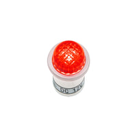 16 Amp 12V Warning Light w/ 1/2" Panel Mount and Leads 1 Pc (Red or Amber LEDs)