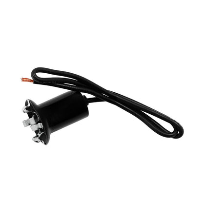 1-Wire Universal Miniature Single Contact Instrument Panel & License Plate 'Snap-In' Light Socket, 1 Pc