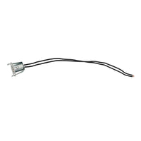 1-Wire Universal Single Contact Instrument Panel & License Plate Light Socket w/ Spring Clip Mount, 1 Pc.