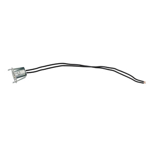 1-Wire Universal Single Contact Instrument Panel & License Plate Light Socket w/ Spring Clip Mount, 1 Pc.