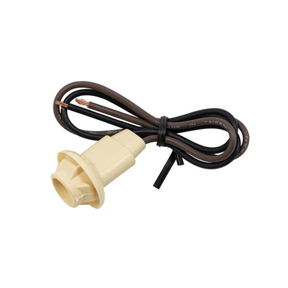 2-Wire Universal Double Contact Side Marker, Corner & License Plate Light Socket, 1 Pc.