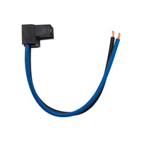 2-Wire Universal H7 Halogen Bulb Headlight Connector. Two Pins at 90 Angle