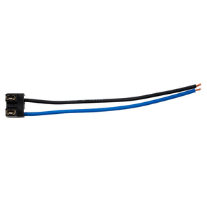2-Wire Universal H7 Halogen Bulb Headlight Connector. Two Pins at 90 Angle