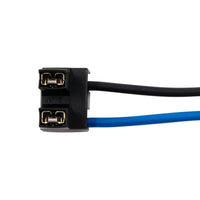 2-Wire Universal H7 Halogen Bulb Headlight Connector. Two Pins at 90 Angle