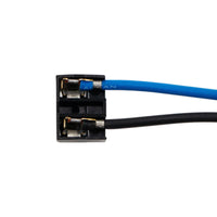 2-Wire Universal H7 Halogen Bulb Headlight Connector. Two Pins at 90 Angle