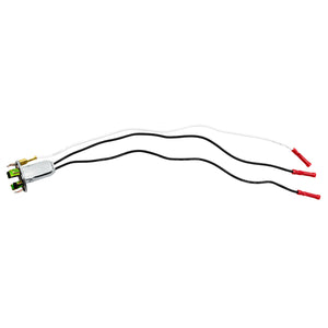 3-Wire Universal Double Contact Park, S/T/T 'Prong-Type' Light Socket w/ Butt Terminated Wires 1 Pc