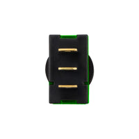 Amber, Green or Blue Illuminated Toggle 20 Amp 12V S.P.S.T. On/Off 1 Pc. (Various Colors)