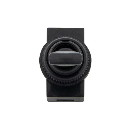 United Pacific - Black Non-Illuminated Toggle 20 Amp 12V S.P.S.T. Momentary On/Off 1 Pc
