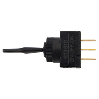 United Pacific - Black Non-Illuminated Toggle 20 Amp 12V S.P.D.T. On/Off/On 1 Pc