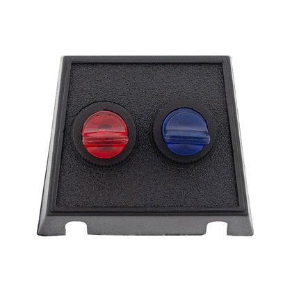 Red & Blue Illum Duckbills in Panel Mount Combo 20 Amp 12V S.P.S.T. On/Off 1 Set
