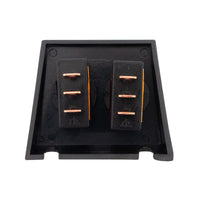 Red & Blue Illum Duckbills in Panel Mount Combo 20 Amp 12V S.P.S.T. On/Off 1 Set