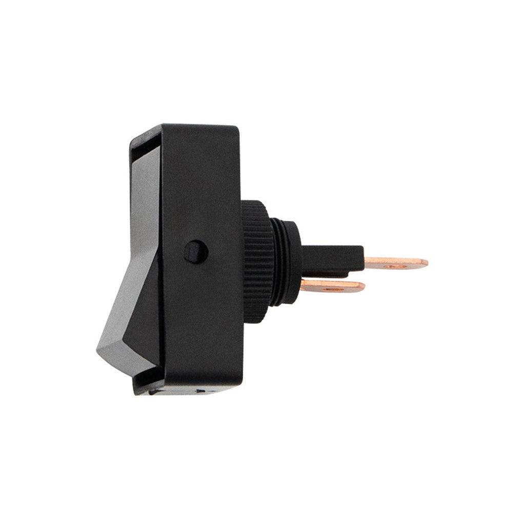 United Pacific - Black Non-Illum Jumbo Rocker 16 Amp 12V S.P.S.T. On/Off 1 Pc.