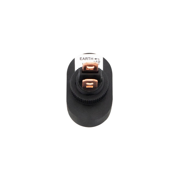 United Pacific - Amber or Green Illuminated Oval Rocker 16 Amp 12V On ...