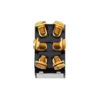 Heavy Duty Toggle w/ 6 Screw Terminals 30 Amp 12V D.P.S.T Mom. On/Off/Mom. On 1 Pc