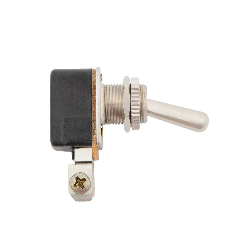 Bakelight Toggle Switch w/ 2 Screw Terminals 15 Amp 12V Single Position/Single Throw On/Off