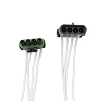 United Pacific - 14 AWG Weather Pack Assembly M/FM Quad Cavity, 1 Set